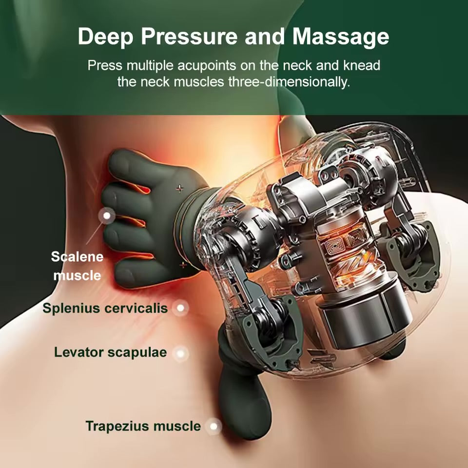 Massage Master for Shoulder Electric Cordless Shoulder Back Muscle Relaxation Massager Home Spa Experience
